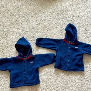 Patagonia baby fleece hoodie